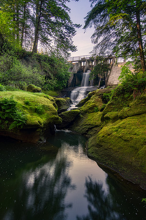 Mill Pond Dam Vertical