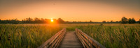 Ridgefield Refuge Bridge Sunset