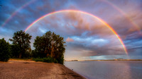 Double Rainbow over the Columbia